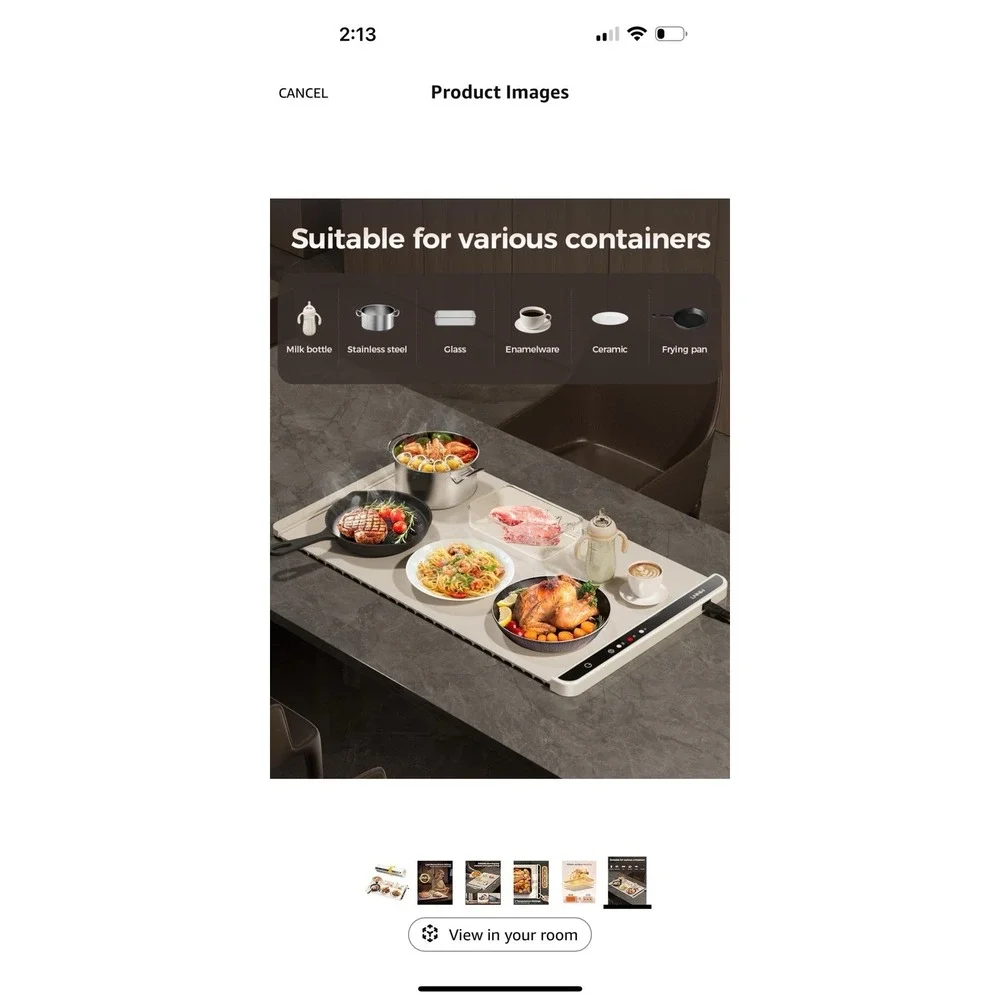 Warming Mat‎ for Food,Food Warming Mat,Electric Warming Tray for Buffets Party